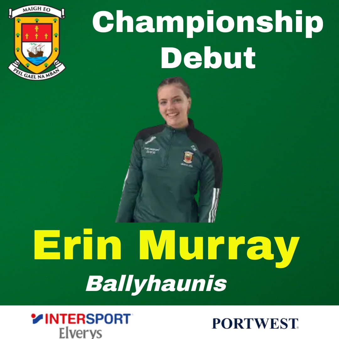 Mayo LGFA (@mayo_lgfa) on Twitter photo Congratulations to Erin Murray of <a href="/BallyhaunisLGFA/">Ballyhaunis LGFA</a> making her Senior Championship Debut today against Dublin👏
Erin replaced Shauna Howley on the 51st minute and she wasn't long on the field when she assisted Lisa Cafferky's goal!! Keep up the great work Erin 🟩🟥 Congratulations to Erin Murray of <a href="/BallyhaunisLGFA/">Ballyhaunis LGFA</a> making her Senior Championship Debut today against Dublin👏
Erin replaced Shauna Howley on the 51st minute and she wasn't long on the field when she assisted Lisa Cafferky's goal!! Keep up the great work Erin 🟩🟥