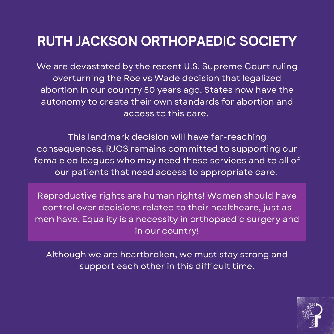 Ruth Jackson Orthopaedic Society (@rjosociety) on Twitter photo 