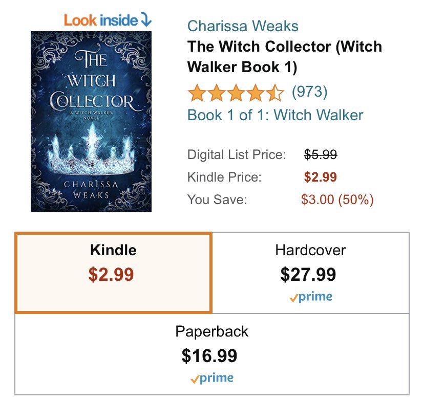 Escapist Book Co. (@escapistbookco) on Twitter photo Kindle deals!
Go grab yourself a copy of #TheWithCollector by <a href="/charissaweaks/">Charissa Weaks Official Account</a> for $2.99 over on Amazon.
amazon.com/dp/B09H6894GR/… Kindle deals!
Go grab yourself a copy of #TheWithCollector by <a href="/charissaweaks/">Charissa Weaks Official Account</a> for $2.99 over on Amazon.
amazon.com/dp/B09H6894GR/…