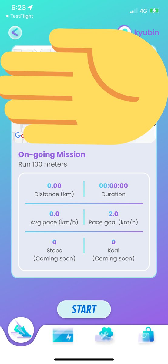kyubin_Cry's tweet image. #hyperwalk 
テストフライトappローンチ！

さーて、今日から #calo と一緒に走ってみよかー！🏃 

ちょっとアプリのデザイン
ダサいけどね🤣笑
改善に期待！！
@hyperwalk 
#MoveToEarn 
#stepn