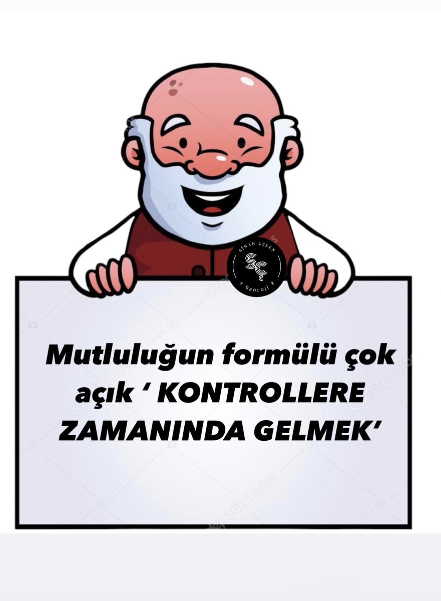 Mutluluğun formülü nedir? Tabiki Üroloji doktorunuzla açık iletişim halinde olmak