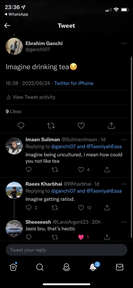 ganchi07's tweet photo. @TasmiyahEssa @RKharbhai Kasam wallah I didn’t like it 😂 https://t.co/bFIDLebDra