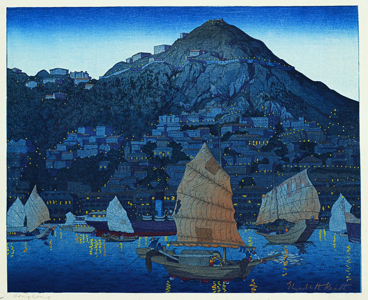 fraveris's tweet photo. Last Look
Hong Kong by Elizabeth Keith, 1924. https://t.co/KQy8zQPB4G