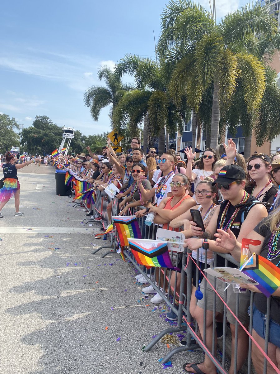 jenwoir76's tweet photo. Wow what an unbelievable experience at #StPetePride #rjpride #PrideMonth #raymondjames #LoveIsLove #beads https://t.co/mjQwcGJMxn