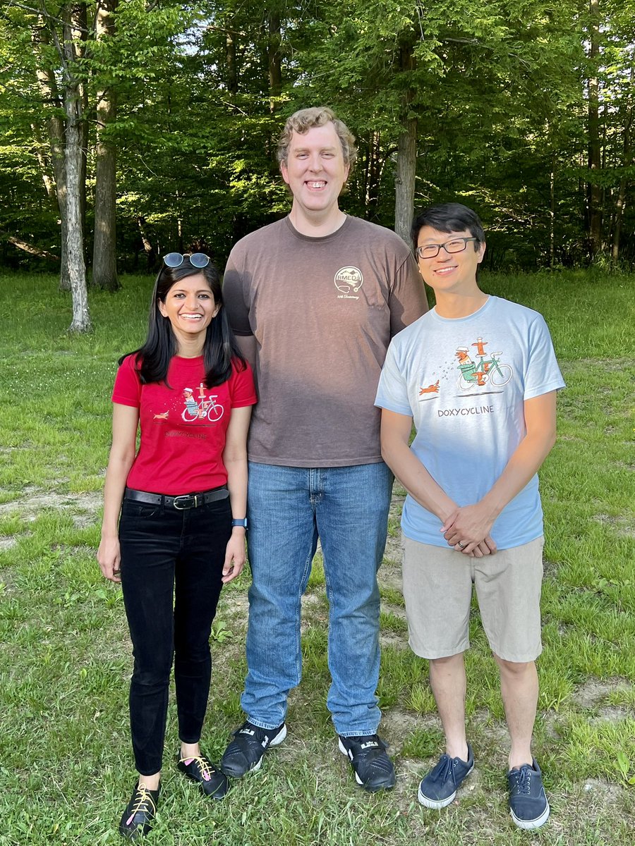ShipraGoelMD's tweet photo. For the love of Dogs and Doxycycline, last two years were super fun with this cofellow. We never missed any opportunity to share any exciting ID stuff that made learning so much fun.
#cofellowforlife #graduation2022 #IDtwitter #IDfellowship #IDNerds #ourgroup https://t.co/UsgTFhY4lB