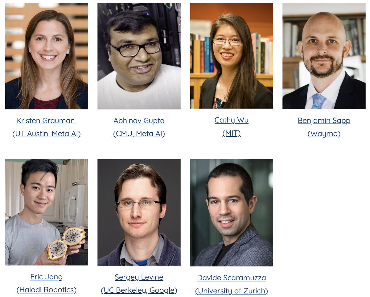 siddkaramcheti's tweet photo. Our #RSS2022 workshop on Learning from Diverse, Offline Data (#LDOD) is on Monday 6/27!
Amazing set of papers, incredible speakers (below), and a full panel moderated by @chelseabfinn & @DorsaSadigh!
Sneak Peek: 1-1 chats between students & speakers: https://t.co/HRvaQ5mzBa! https://t.co/2g5Tu7AVc3