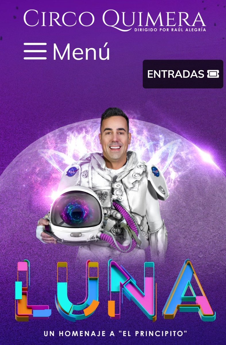 Astrid Informática siempre apoyando al mago cántabro más internacional. <a href="/MagiaAlegria/">Raúl Alegría</a> 

Entradas ya a la venta de su inminente producción 👇

circoquimera.com