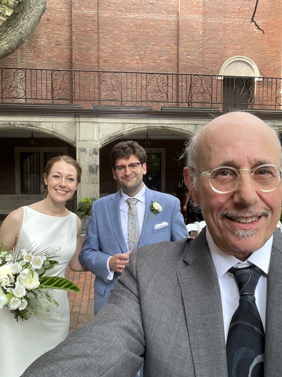 peterhoneyman's tweet image. It’s me, joining Paul and Marie-Sarah in blissful matrimony!!