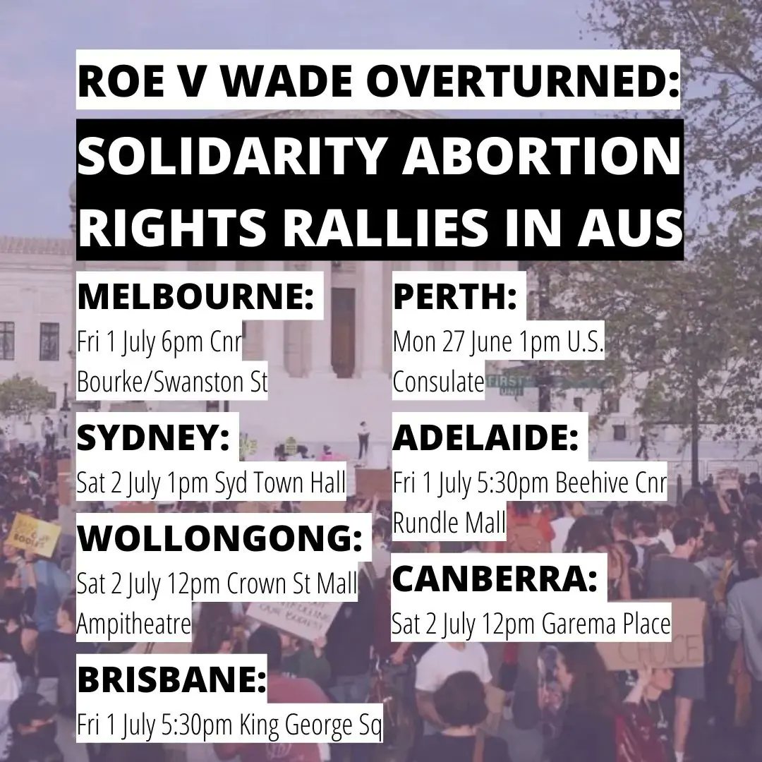 Australia, show your solidarity with the US, protest dates below.

#Canberra we're July 2, 12pm Garema Place

We will never stop fighting. We'll be there every single day to make sure basic human rights are upheld.