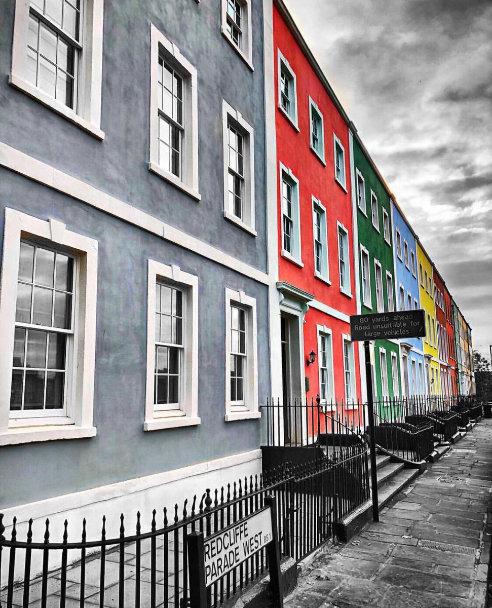 Redcliffe Parade, Bristol #architecture #Bristol #colouredhouses