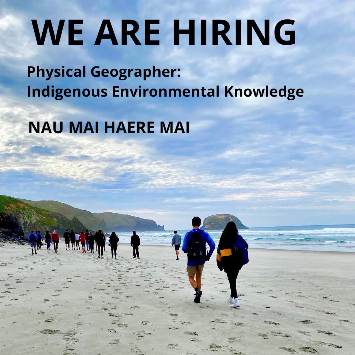 GeographyOtago's tweet image. A chance to start a great new academic career. Nau mai, haere mai!  Applications quoting ref no. 2200952 now close on Sun 3 July 2022. Come on, make the leap. This is a top opportunity, with great support mechanisms. Details 👇
lnkd.in/dtrczhTe 
#onlyOtago #AcademicJobs