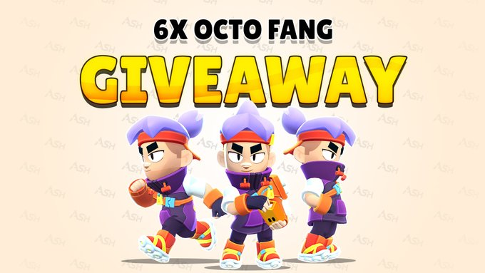 ProMode12321's tweet photo. 6 OCTO FANG GIVEAWAY!

To Enter:

✅ Just Like this post and Follow 
@ProMode12321 @DragonZarman 

✅ Post your in game player tag

Good luck! ❤️

#OctoFangGiveaway #BrawlStars https://t.co/RTmqY0OUTj