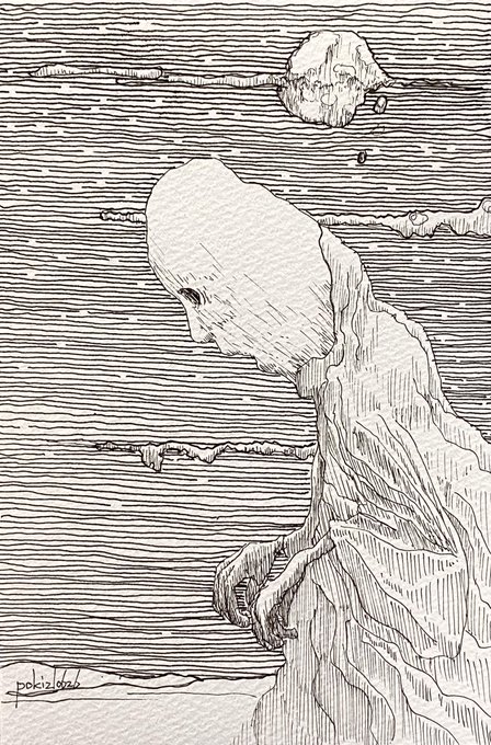 去年の今日描いた絵です。 