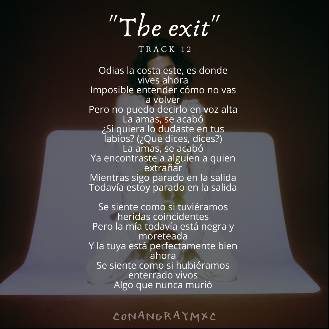 Conan Gray México ⭐ on X: 12. The exit 🛎  / X