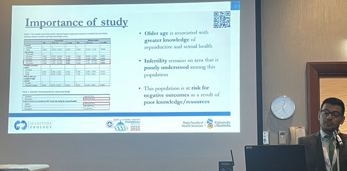 Really great Sexual Dysfunction/Infertility/pelvic pain poster session today @CanUrolAssoc #CUA22 #CUA2022 meeting! Good talks & discussion! @ranjithramamd @JDCampbell_MD @PremalPatelMD
