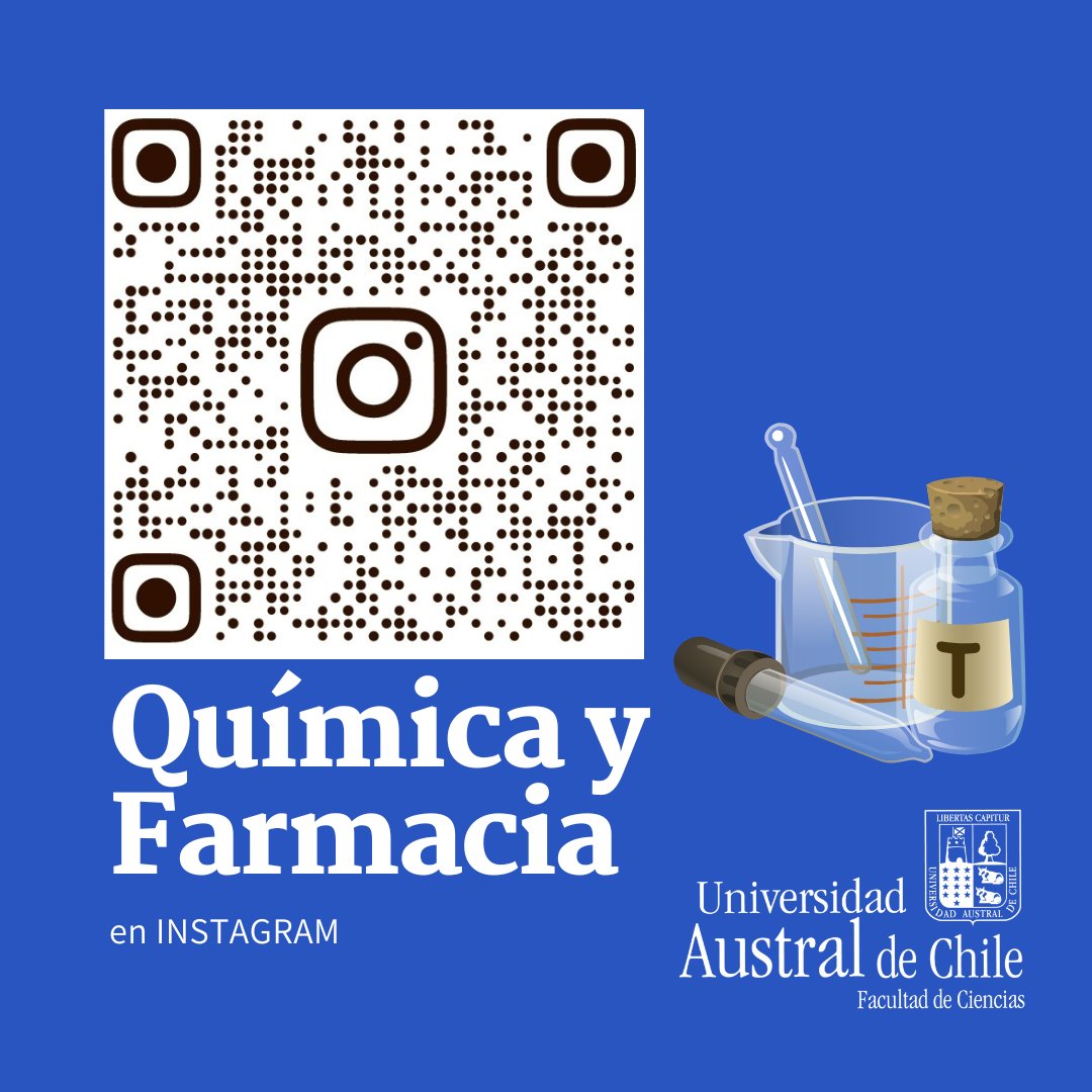 Qué hace un #QuimicoFarmaceutico?
Qué estudia un Químico Farmaceútico?
En qué se desarrolla un Químico Farmaceútico desde la perspectiva de un estudiante de la <a href="/UAustraldeChile/">Universidad Austral de Chile</a>
Te lo podemos mostrar en la cuenta de Intagram escaneando el qr.
<a href="/UAChAdmision/">Uach Admision</a>
#quenadadetengatuspasos