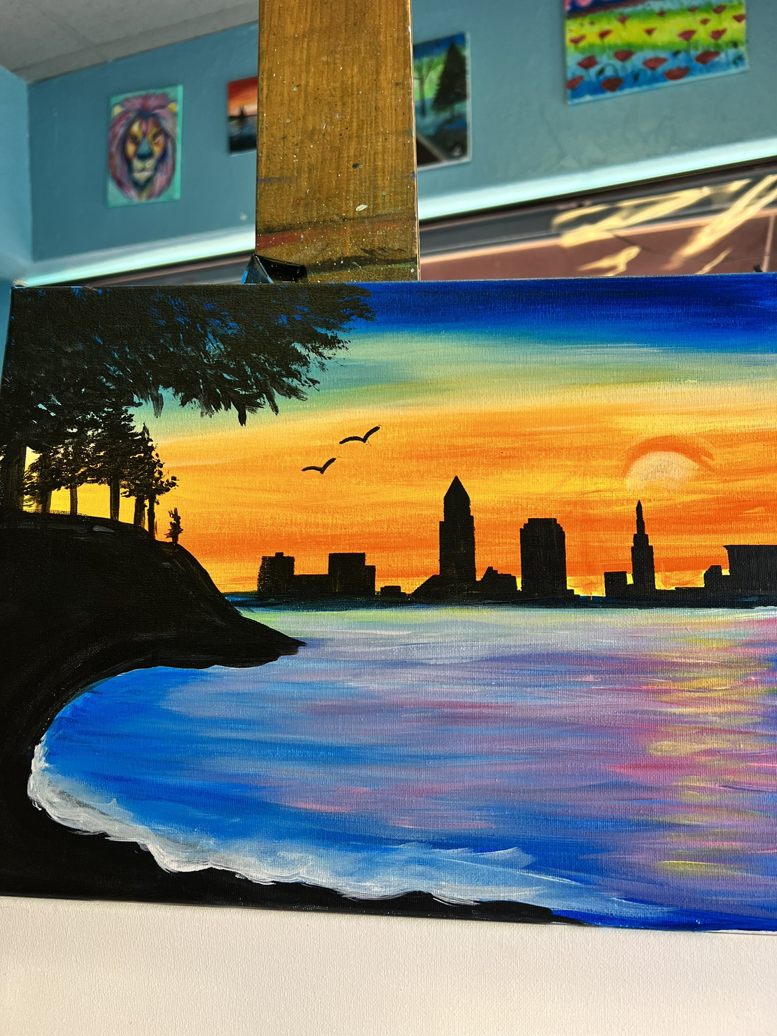 Engage! Cleveland on Twitter "Paint and sip at Artistsuncorkd! cleypweek 🎨🎨🧑‍🎨 https//t.co