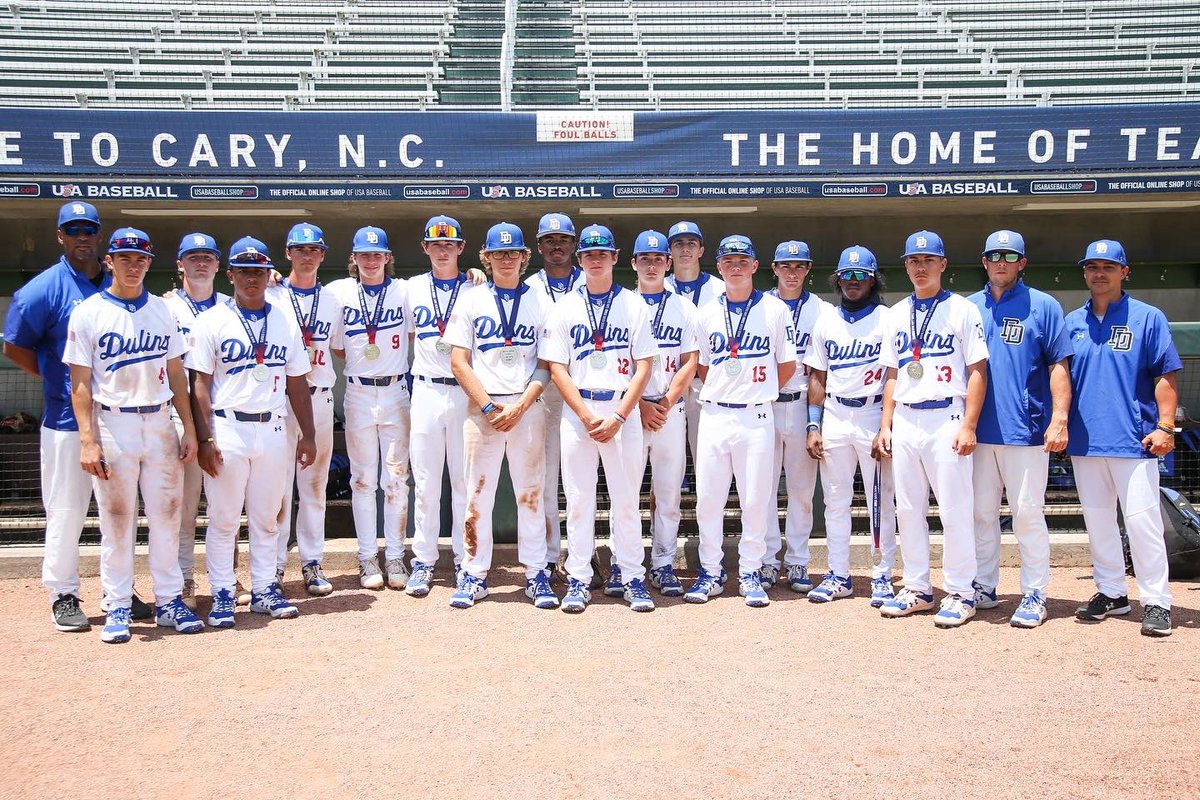 Congratulations to the <a href="/DulinsDodgers/">Dulins Dodgers</a> for their 🥈medal finish in #ChampsNC22⚾️