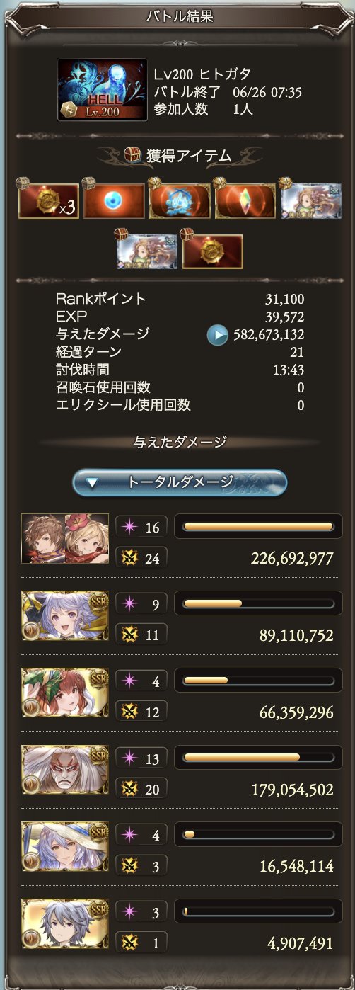 グラブル攻略班 神ゲー攻略 0hell フルオート編成 とりあえず土剣豪で14分ほどで周回は可能です 攻撃があまりにも痛いのでドラポン推奨です 軽減は水 サテュロス もう1人回復役 クリアンスリアやレナ の組み合わせの方が安定しそうです バレモニカだ