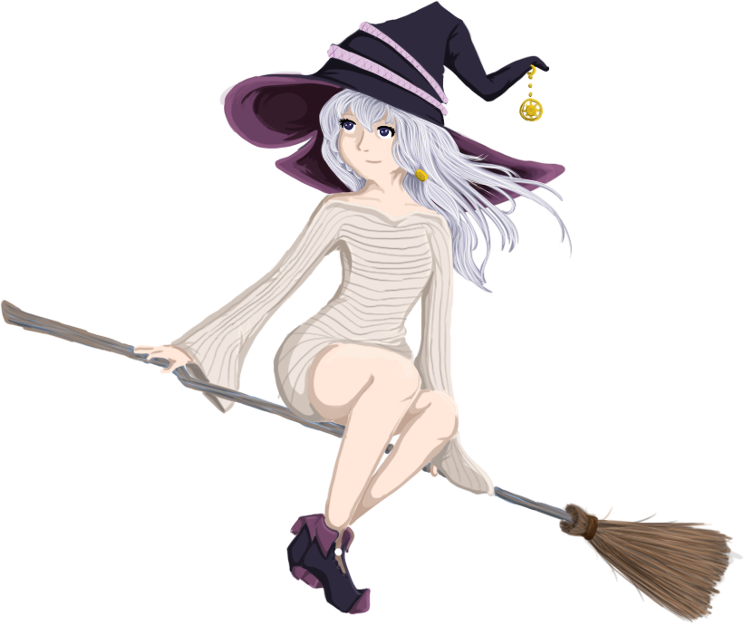 Nittrocity's tweet photo. Thanks to @EraseLemon for the suggestion of Elaina the Wandering Witch!  <3  She's the first human I've drawn in a while and it was a lot of fun!  #twitchstreamer #elaina #wanderingwitch #Majonotabitabi #digitalart #artsuggestion https://t.co/nV0BgwSe3g