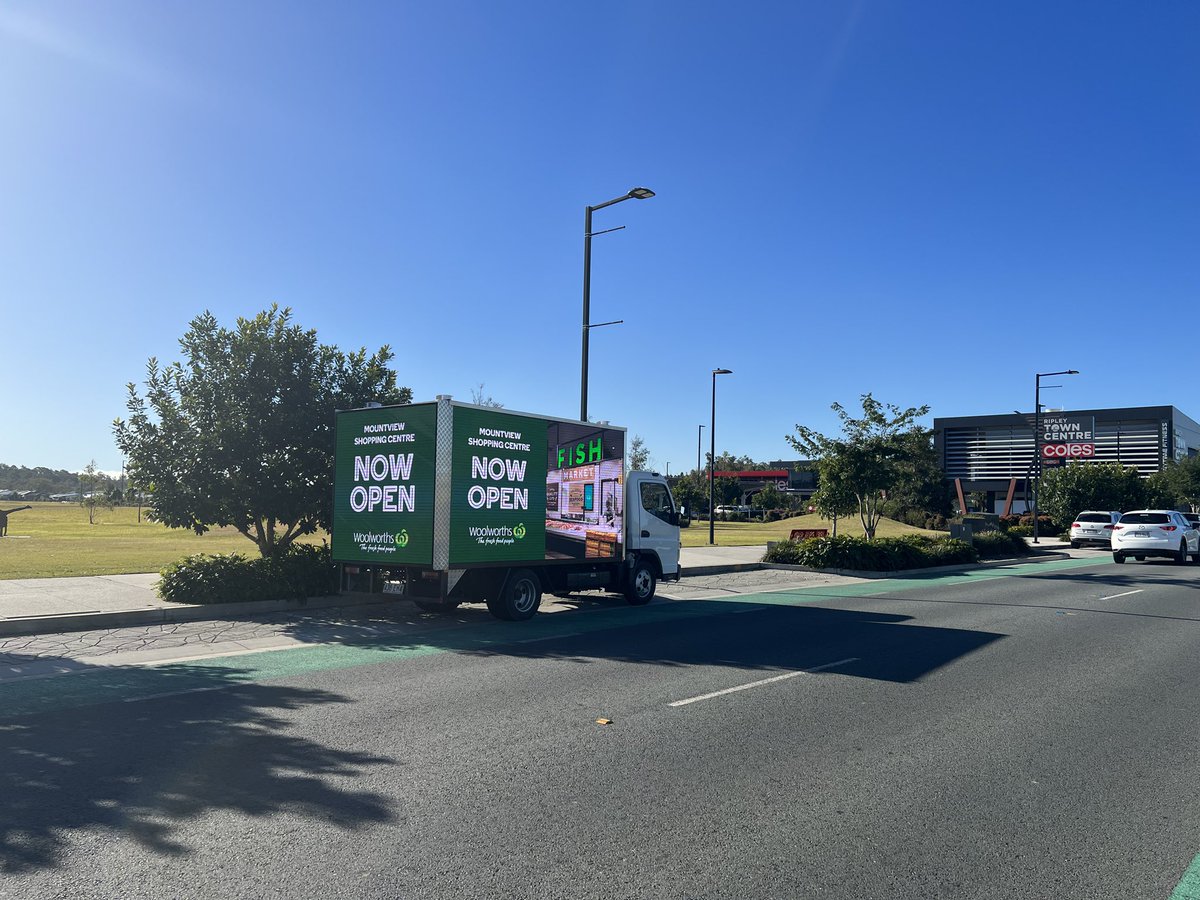 STTAdvertising's tweet image. Reinforcing our QLD assets with a new Digital Mobile Billboard :)