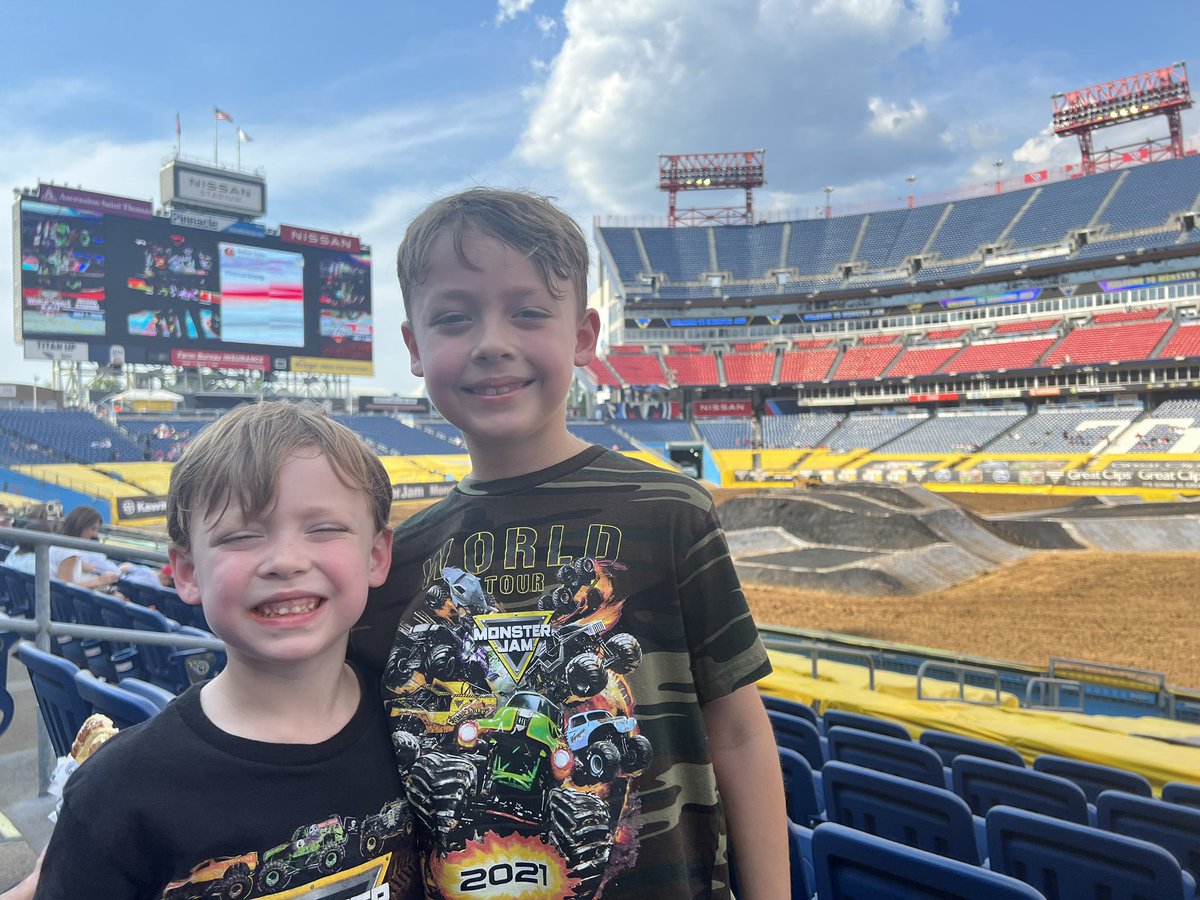 Ready for #MonsterJam at Nissan Stadium!