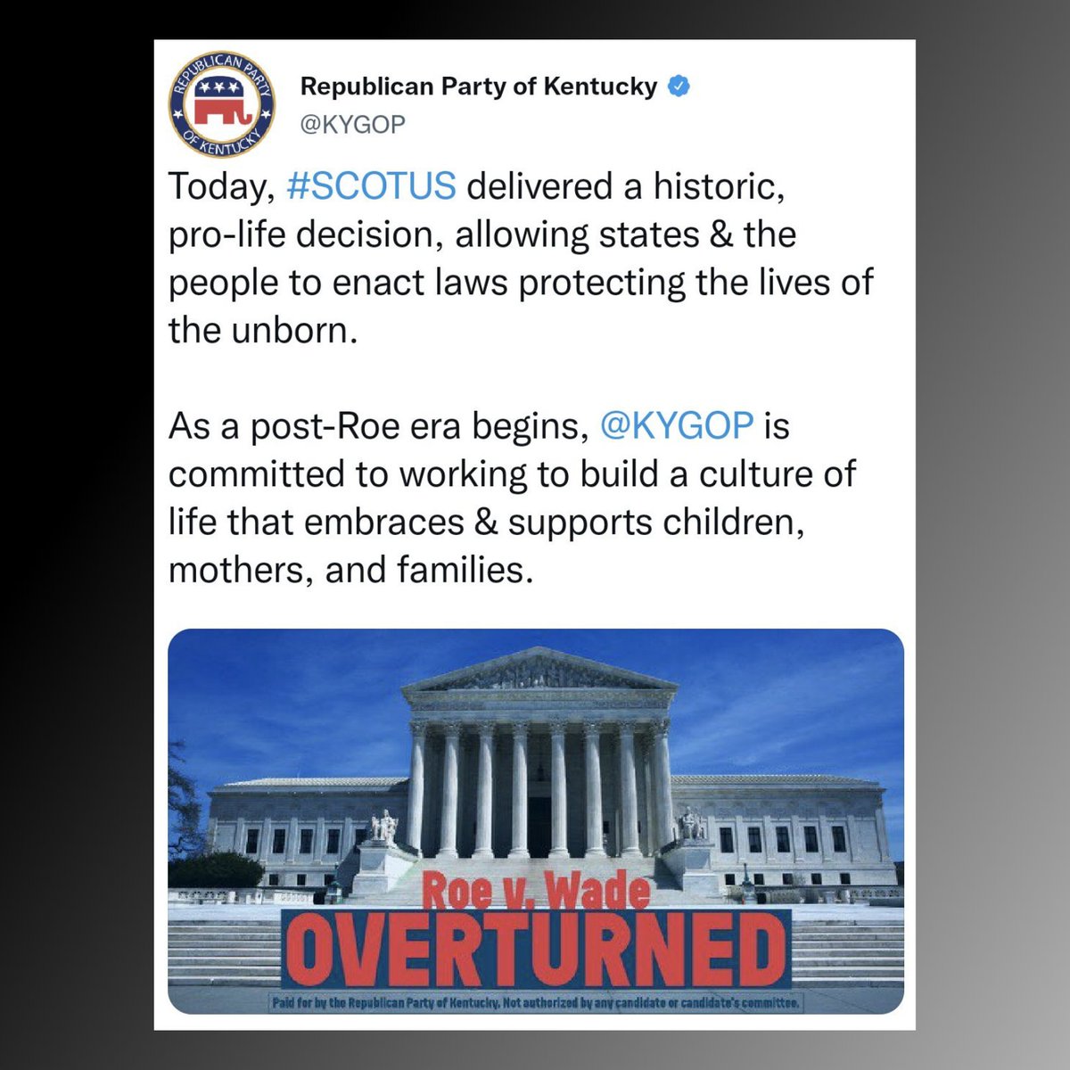 KyDems's tweet photo. You all voted in March to slash up to $230 a month in food benefits that feed 543,000 struggling Kentuckians — disproportionately working, low-income single moms and their kids.

Let us know when the whole "supports children, mothers and families" thing is supposed to start. https://t.co/9zXtDc6xMP