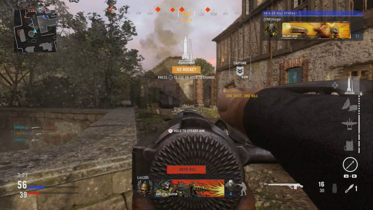 XBLHugo's tweet image. 2 sniping only V2 rockets 2 different snipers in 1 day 🚀⚠️🔥