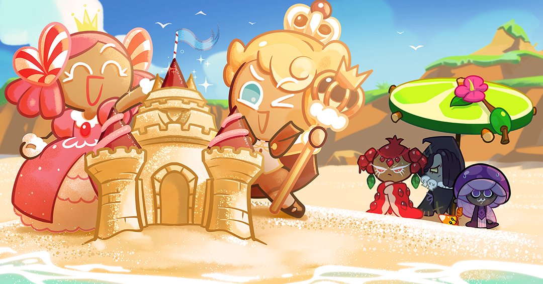 CookieRun: Kingdom on X: “The sun, the sand, the sea! It’s that 