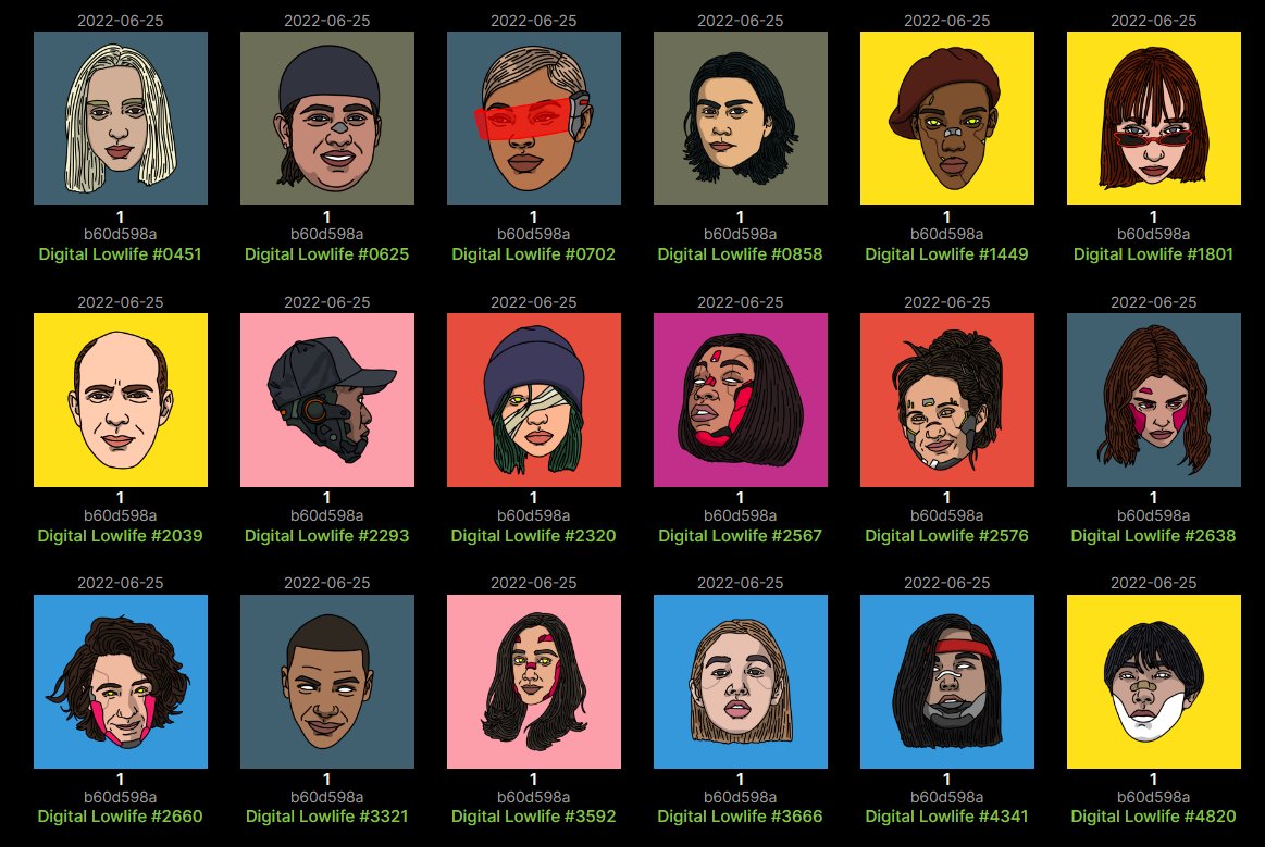 LovelaceMind's tweet photo. 🔥🔥🔥 @FahadoukenNFT @theartofjoseph @SnoopDogg @champmedici #findyourface #DigitalLowlifes still minting! #nft #CardanoCommunity #CardanoNFT https://t.co/dXRP41foVl