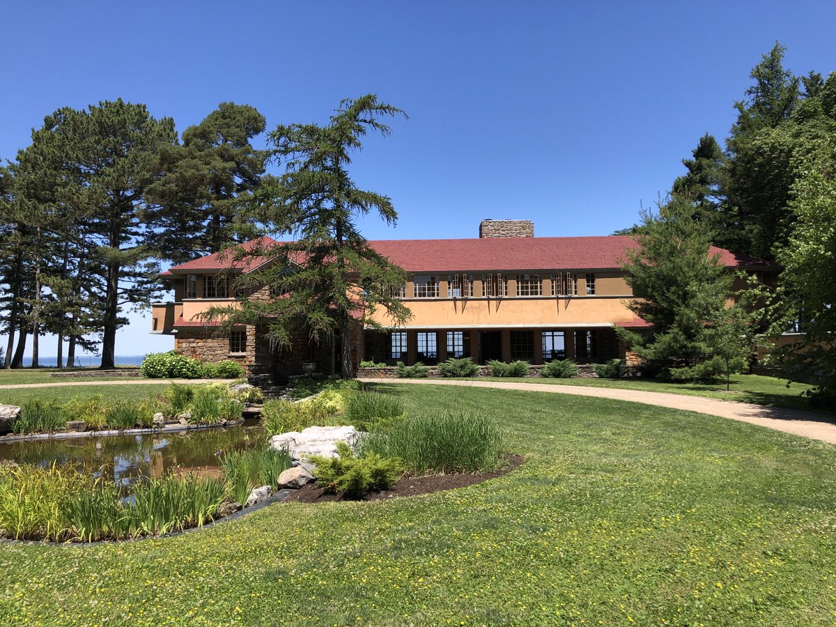 Buffalo legacy: Frank Lloyd Wright’s Graycliff, the Martin Family summer home on Lake Erie #FLW #post-industrial