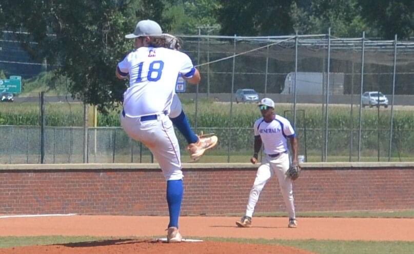Generalscotton's tweet photo. @JacksonCook1800 of @EastMissBB @EMCCathletics throws 4 innings striking out 5 giving up 4 hits 1 ER earning the W in game one of today’s 16-6 @Generalscotton win over the Tippah Tribe https://t.co/Sohdou3bfh