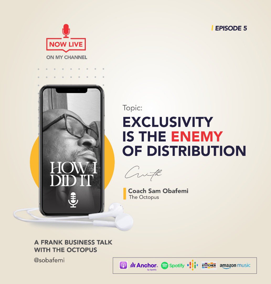 sobafemi's tweet image. NEW EPISODE ALERT!!!

It is short and enlightening.

Click anchor.fm/theoctopuspodc… 

#TheOctopusPodcast #HowIDidIt