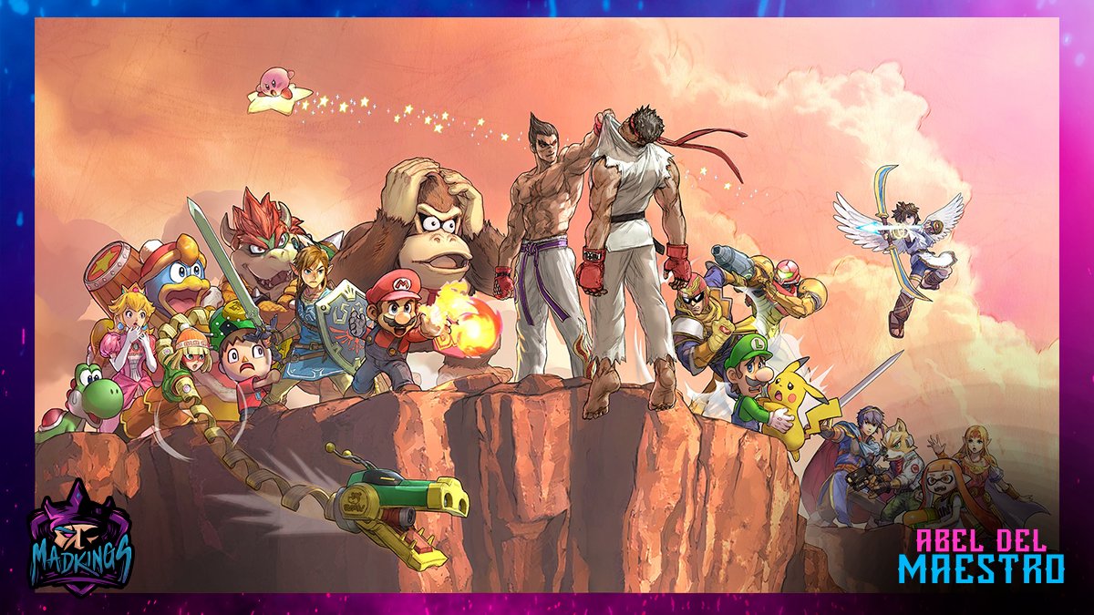 abeldelmaestro's tweet photo. ¿Qué tal esta ilustración en homenaje al ingreso de Kazuya a Super Smash Bros. Ultimate!? ¿Ya lo jugaron? 🤔
¿Quién creen que ganaría en este duelo? ¡Kazuya vs Ryu! 🔥
#GOMADKINGS #TEKKEN #TEKKEN7 #TEKKENGAME #VIDEOGAMES #GAMESGEEK #GAMERLIFE #GAMES #ESPORTS https://t.co/Oi85g1aAD4