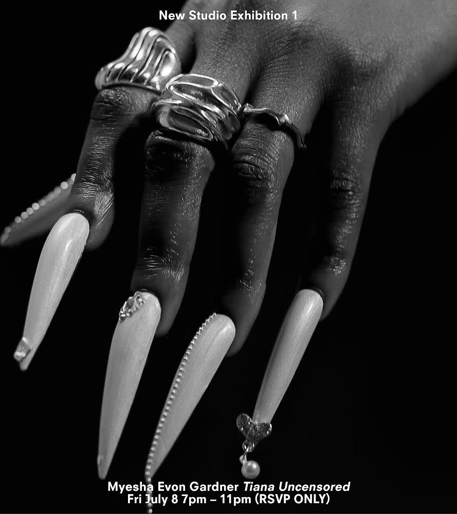 myeshaevon's tweet photo. TIANA UNCENSORED by Myesha Evon Gardner 
July 8 
7-11 PM 
Music by @moresoupplease 
NY RSVP ONLY https://t.co/V9TgLNgXzc