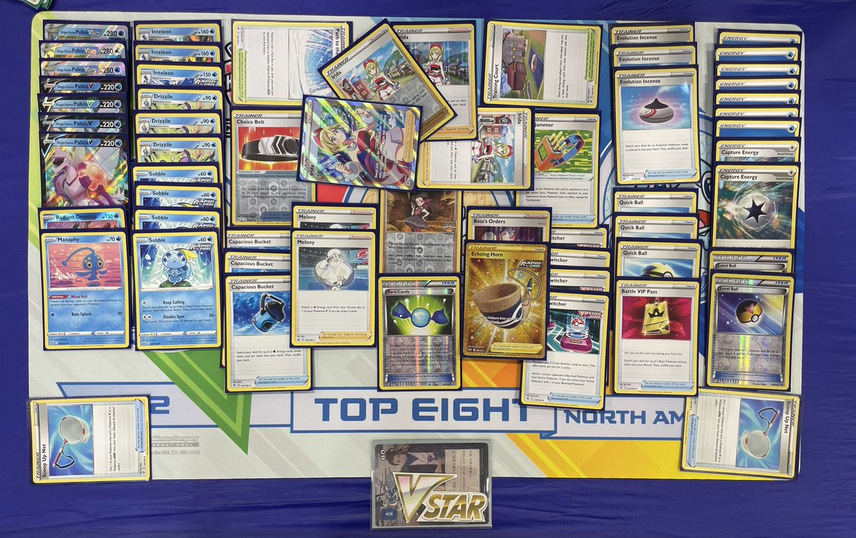 Yoshi_TCG's tweet image. The run ends at top 8 NAIC! Cracked deck. List went 20-6-5 in total (me and @BlahTCG). Wouldn’t change a single card. Had a great time meeting everyone and playing, can’t wait to see everyone at the next big tournament!