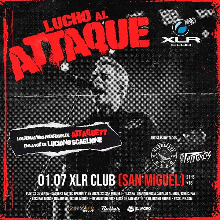 RadioMundoRock's tweet photo. Lucho al Attaque en #XLRCLUB 1/7, tocando una selección de temas de #Attaque77 https://t.co/opg42T42yC