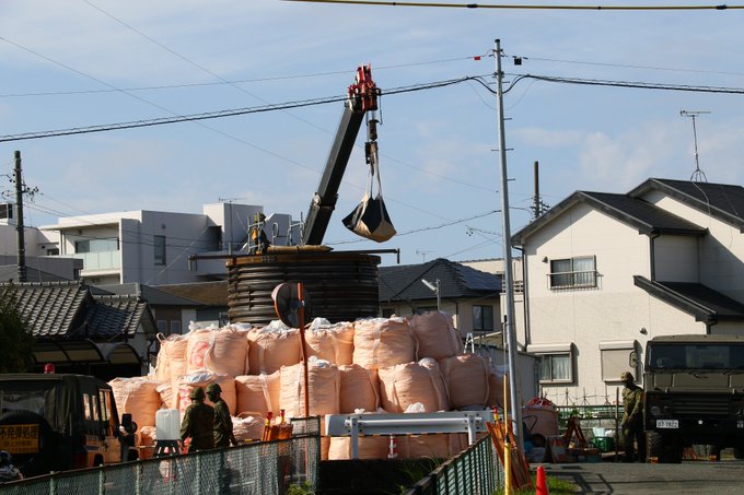 注意 静岡県磐田市 朝8時から不発弾処理 国道1号やバイパスで通行止め 橋が封鎖 ヘリずっと飛んでる まとめダネ