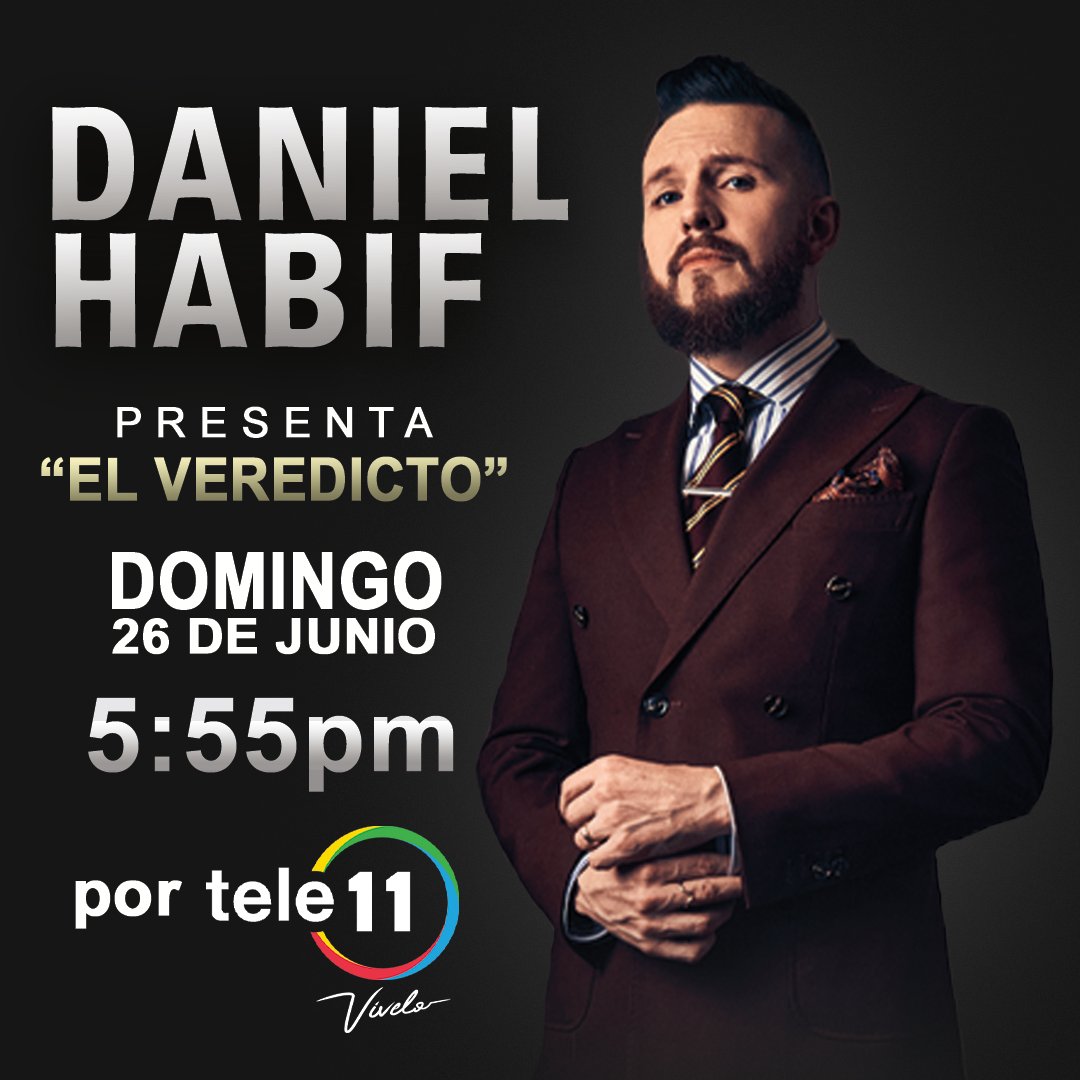 saludycultura's tweet photo. TeleOnce anunció la colaboración junto a el motivador y conferenciante, #DanielHabif y Las Noticias, mediante “#ElVeredicto”, para concientizar sobre los problemas de salud mental y depresión que se han generado a nivel mundial a causa de la pandemia. https://t.co/GEFwMMMSCL