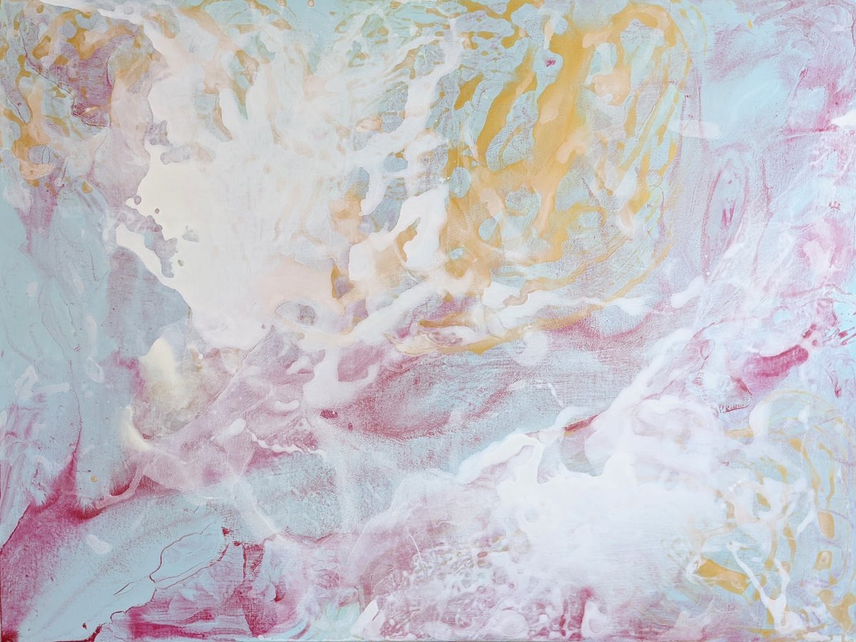 PaintEverything's tweet photo. I've been creating spaces of peace and healing in my paintings recently. If you need somewhere peaceful to wander around, here's "Hidden Space". I'm wanting to sit in God's comfort today and maybe you want to as well. "Be still and Know that I am God." (Psalm 46)
#Peace #painting https://t.co/tnOuvS4V5A