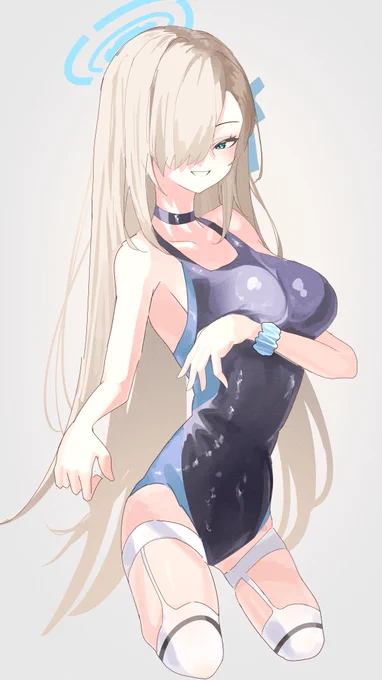 水着アスナの幻覚ぅ～
#ブルアカ   #BlueArchive #블루아카 