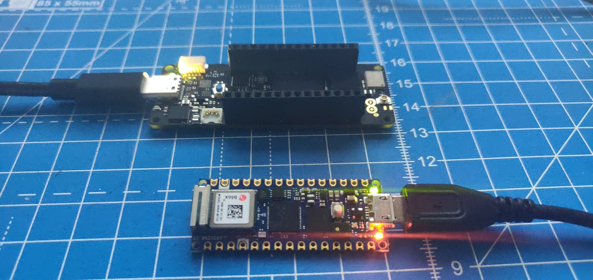 kamathsblog's tweet image. Spent the evening experimenting with multiserial and UDP (over WiFi) transports with microROS. So far, I&apos;m a big fan of the Arduino Nano RP2040 ...

#microros #ros #ros2 #arduino #rp2040 #robotics
