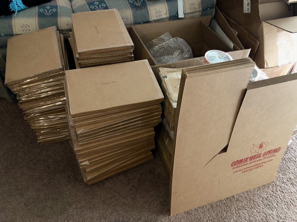 Going to try to get the rest of the Stomped Kickstarter rewards packaged this weekend and sent out next week. I decided ship them all at the same time and it's taken longer than I'd hoped. Thank you everyone for your patience!