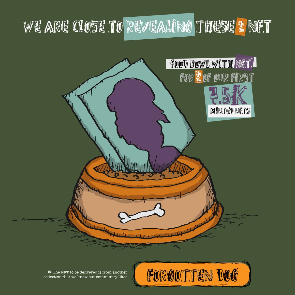 forgottendogwtf's tweet photo. Wooff Wooff, GN dogs, everyday there are more adopted dogs that need love, we decided that our food bowl has 2 #NFT, they will be given out among the first 7.5k nft minted

Come on dogs, let's all bark louder together
#forgottendogwtf 

Let's keep adopting
https://t.co/HeKgVUDogc https://t.co/652zyf72UP
