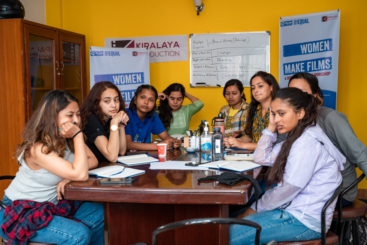 PlanNepal's tweet photo. #WomenMakeFilms is back!
Women make films: a documentary film workshop organized by Plan International Nepal and @kipalayaproduction, supported by the @nepalfilm and AND Network.
#EqualReresentation #GenderEquality #GirlsGetEqual https://t.co/geqU0GGqi5