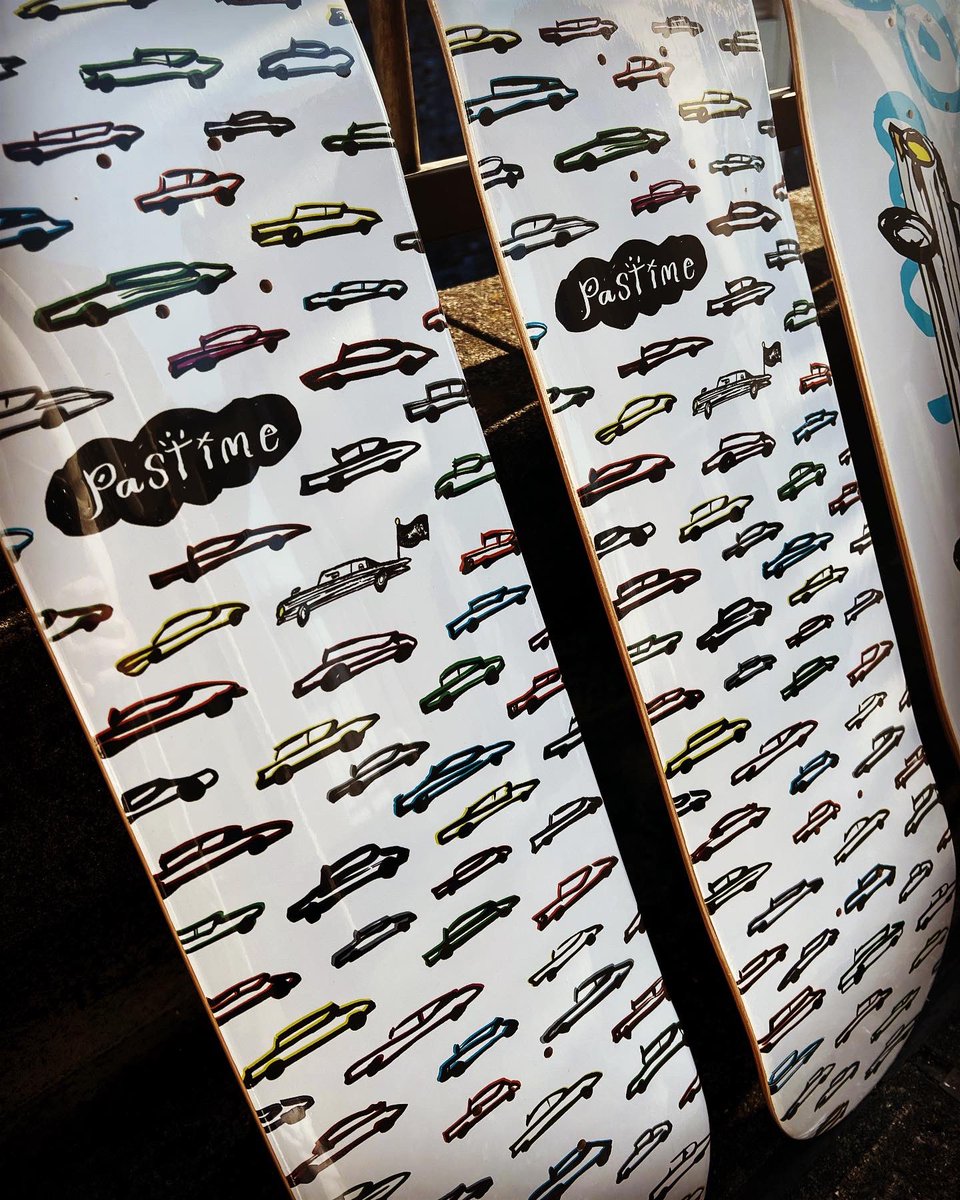 instant_skate's tweet photo. New @pastime_skateboards Boards.
PST-007『DISKAHer』& PST-008 『白虎』🎨by @haksid
https://t.co/QNgNnlIzeN
#pastimeskateboards
#diskah
#instantskateshop https://t.co/TYWudvwuLw