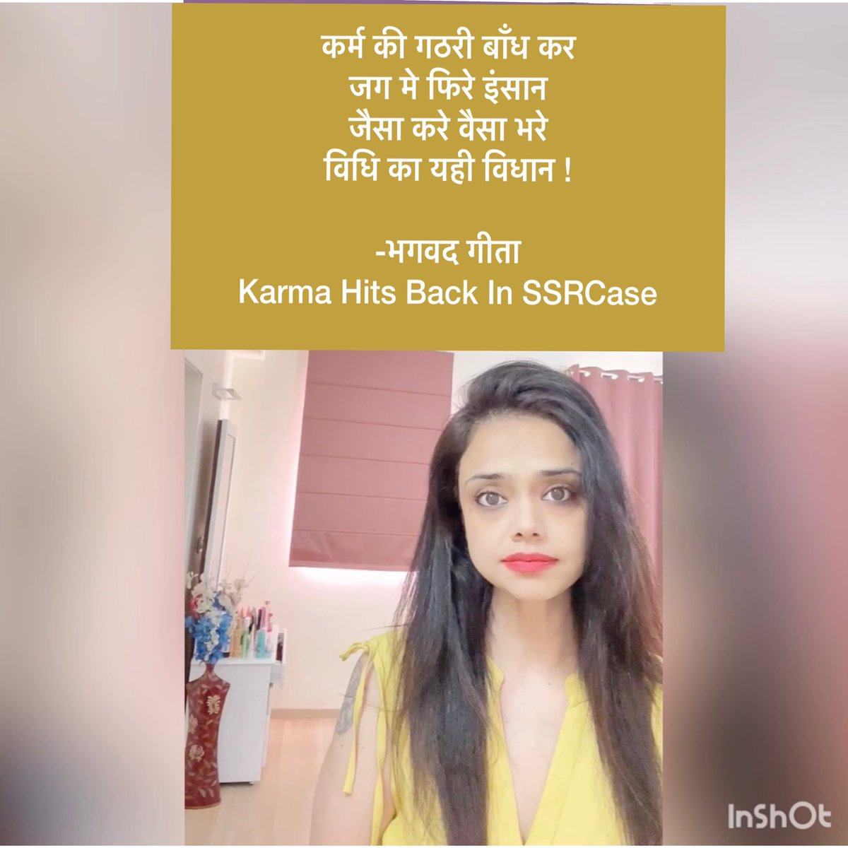 deepali53882005's tweet photo. Karma Strikes Back In SSRCase

@withoutthemind @divinemitz @rashtrapatibhvn https://t.co/MpIiZGeX94