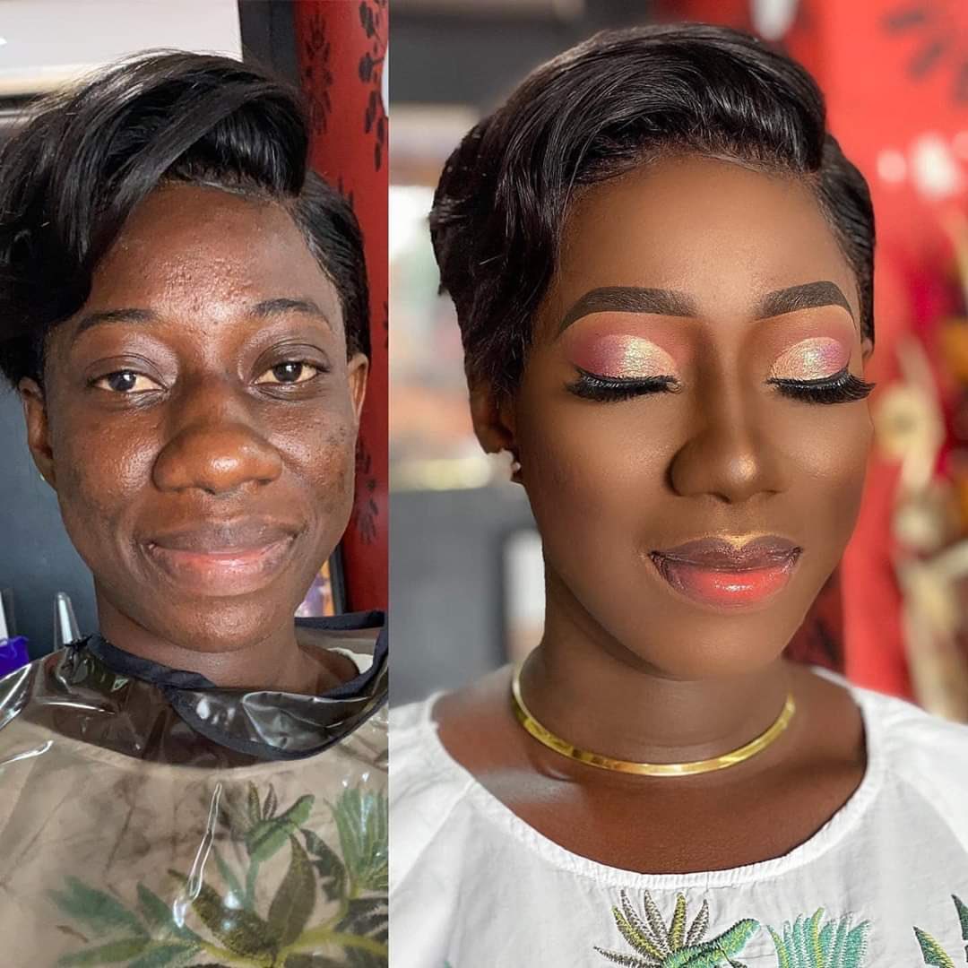 victoratwiju2's tweet photo. Am still wondering how make up makes someone’s nose sharp 🤔😂😂😂 https://t.co/Bhg3hVHPGm