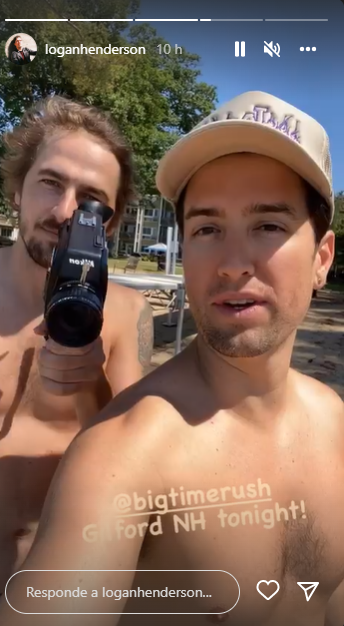 Woo_HooRushers's tweet photo. Historia de intagram de Logan 

#ForeverTour https://t.co/0mhsNiwhLW