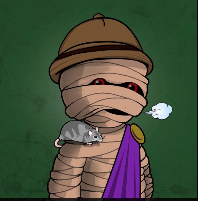 Just minted these 4 <a href="/GrumpyMummyNFT/">Grumpy Mummy 🧟‍♂️</a> . Thank you to <a href="/LazyLion2892/">Lazy Lion 2892</a> for creating the awesome collection.